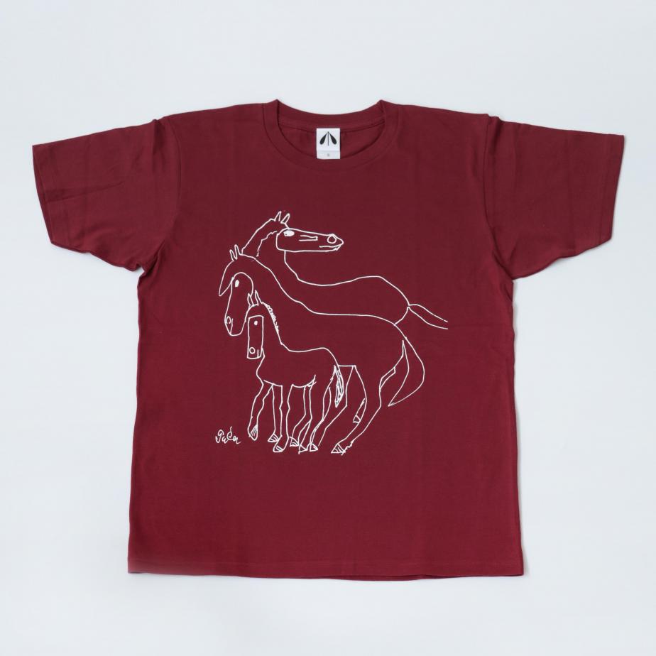 miyuki..様 コニー Tシャツ パジャマ T 3horse red1 -thumb-924xauto-